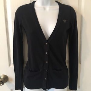 Abercrombie & Fitch Navy blue cardigan ❤️
